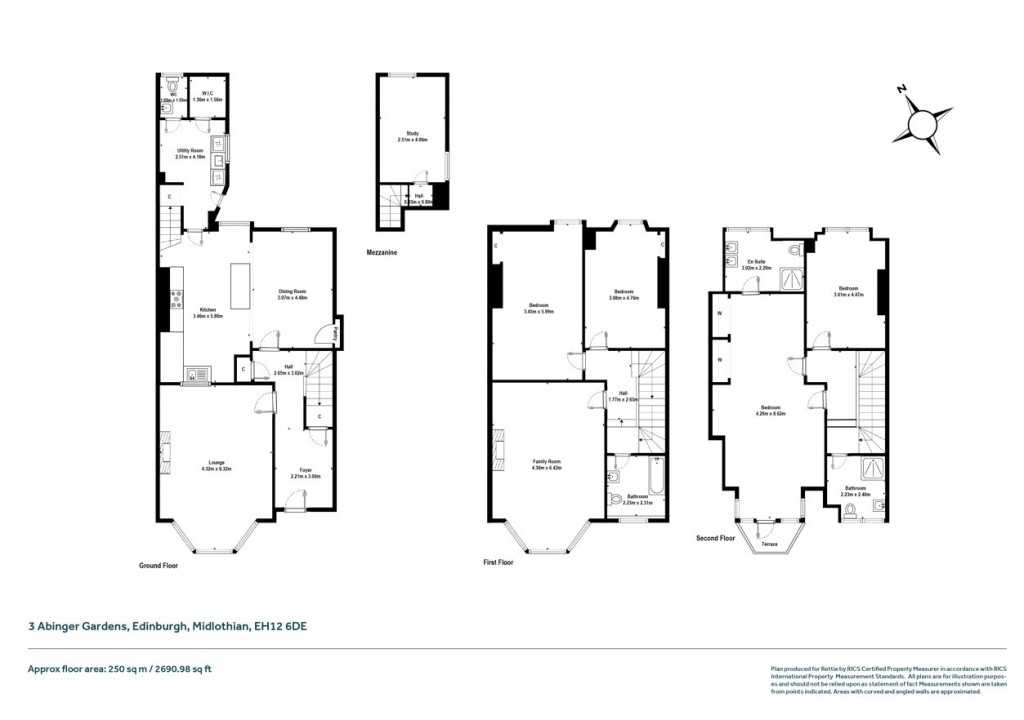 Floorplans For Edinburgh, Midlothian