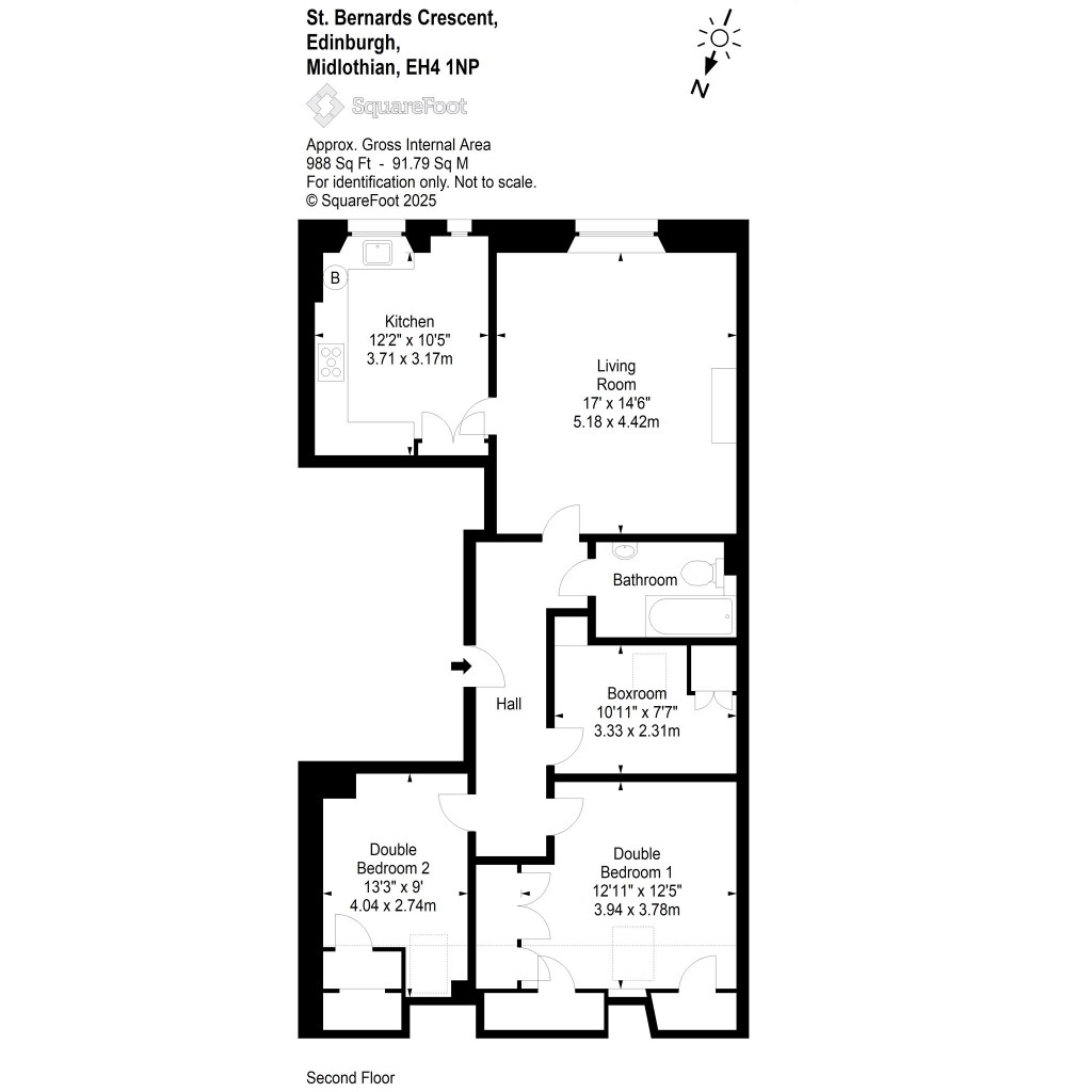 Floorplans For Stockbridge, Edinburgh