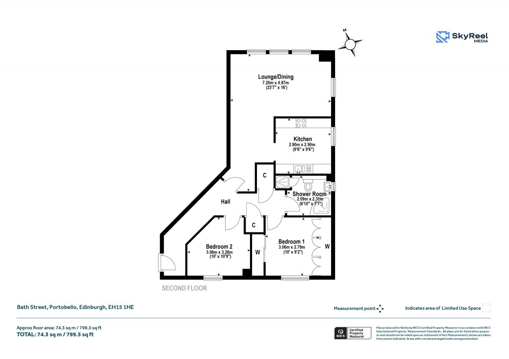 Floorplans For Portobello, Edinburgh