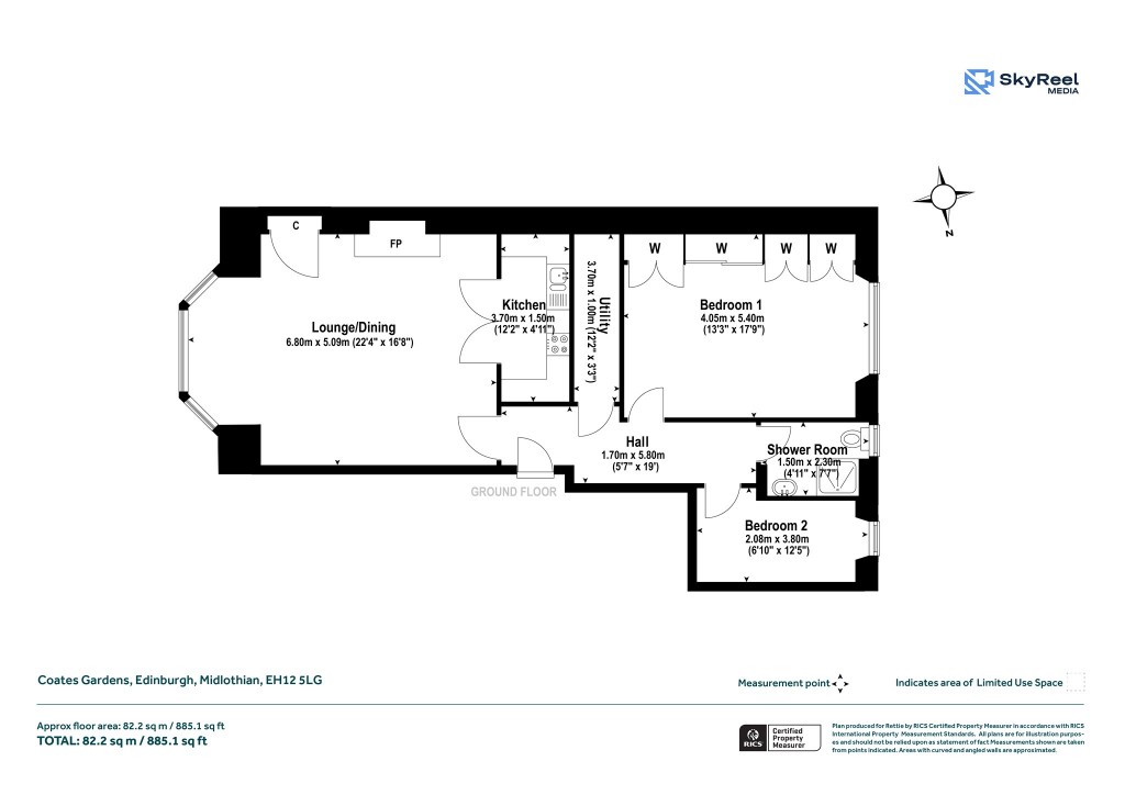 Floorplans For West End, Edinburgh