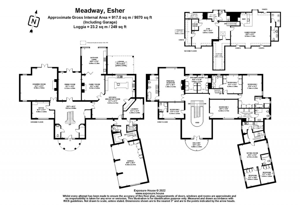Floorplans For Meadway, Esher