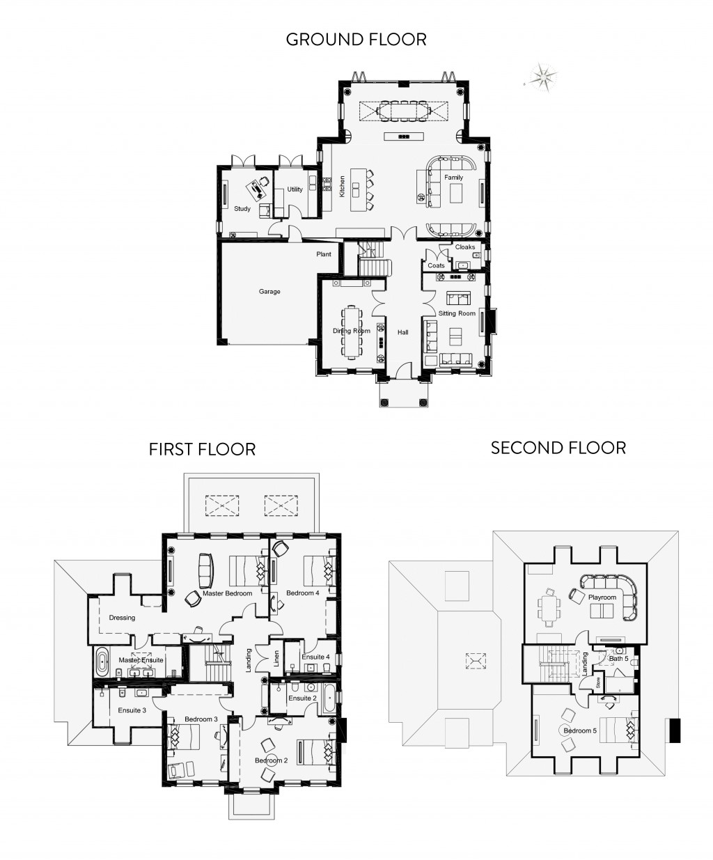 Floorplans For Weybridge Park, Weybridge, KT13