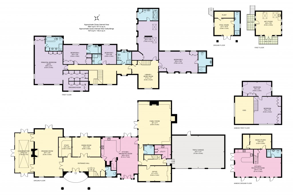Floorplans For Camp End Road, St George's Hill, Surrey