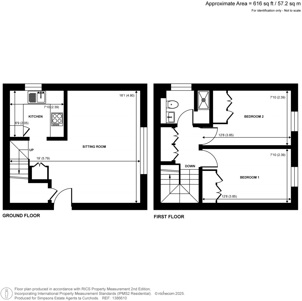 Floorplans For Drummond Road, Guildford, Surrey