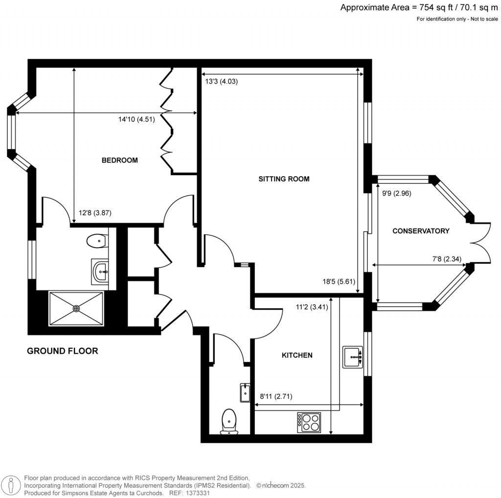 Floorplans For Hall Place Drive, Weybridge, Surrey