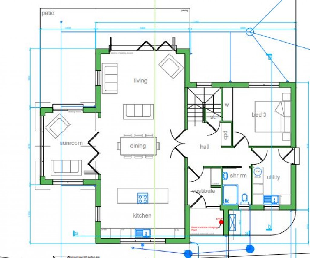 Floorplans For Plots 1 & 2, Castle Hills Farm, Berwick Upon Tweed, Northumberland