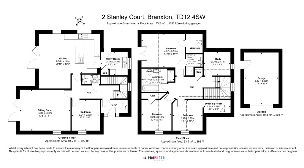 Floorplans For Stanley Court, Branxton, Cornhill-on-Tweed, Northumberland