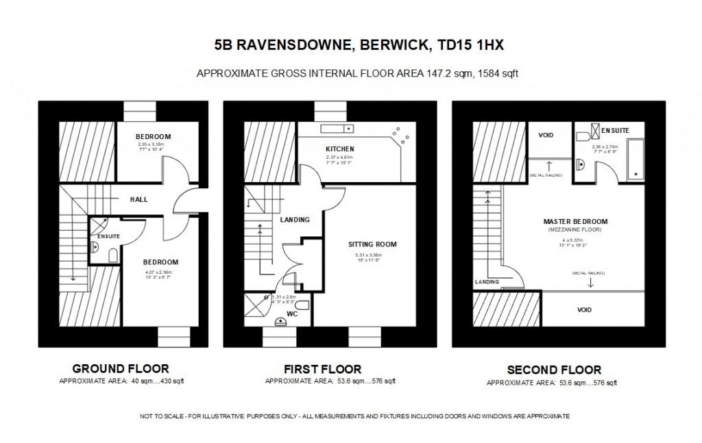 Floorplans For Ravensdowne, Berwick-upon-Tweed, Northumberland