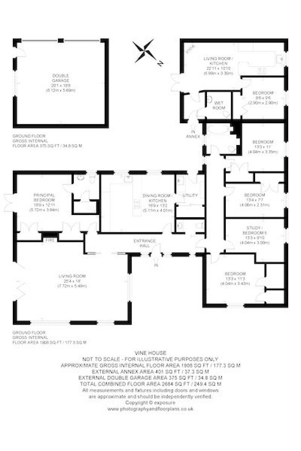 Floorplans For Vine House, Solsgirth, Dollar