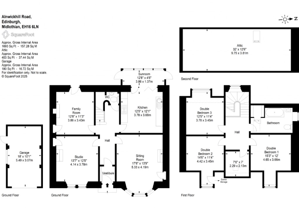 Floorplans For Alnwickhill Road, Edinburgh, Midlothian