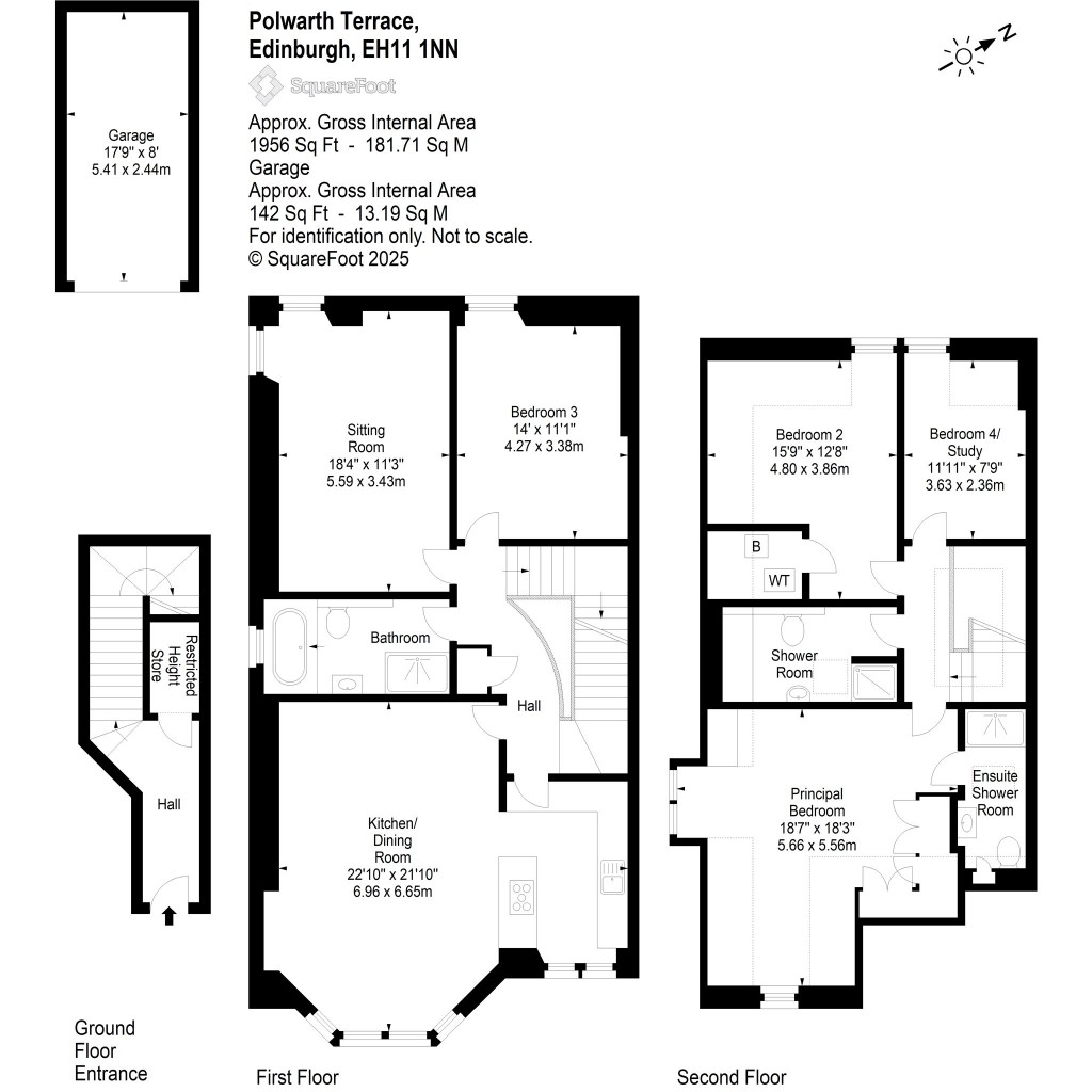 Floorplans For Polwarth Terrace, Polwarth, Edinburgh