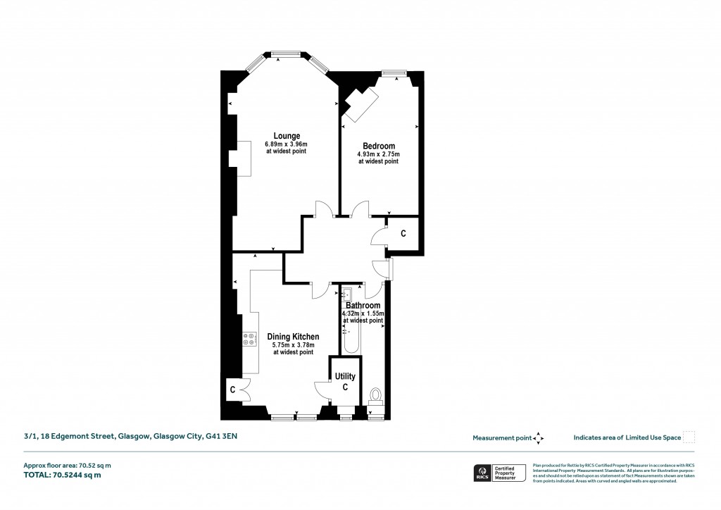 Floorplans For 3/1, Edgemont Street, Shawlands