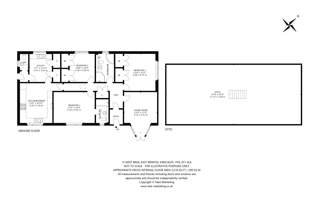 Floorplans For West Brae, East Wemyss, Kirkcaldy, Fife