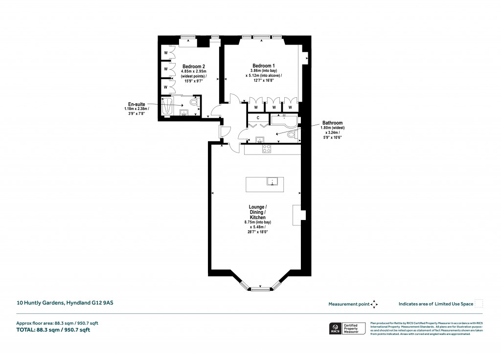 Floorplans For Ground Floor Conversion, Huntly Gardens, Hyndland, Glasgow