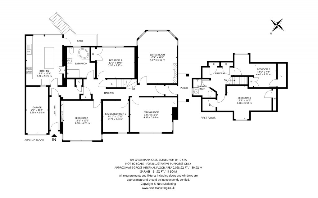 Floorplans For Greenbank Crescent, Edinburgh