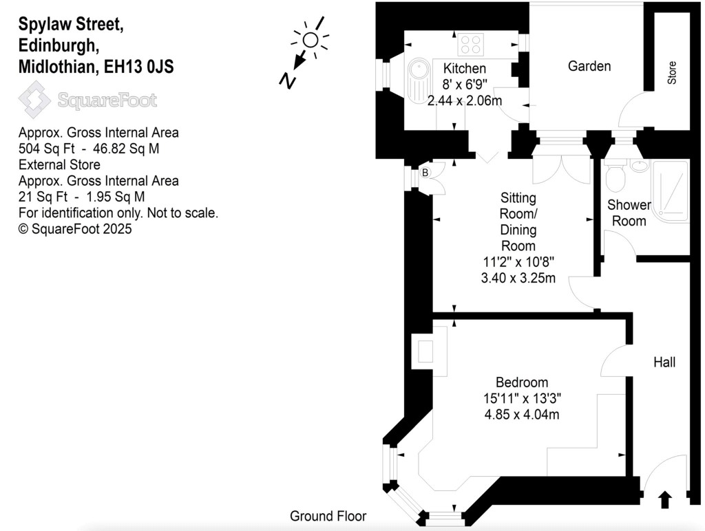 Floorplans For Spylaw Street, Edinburgh, Midlothian