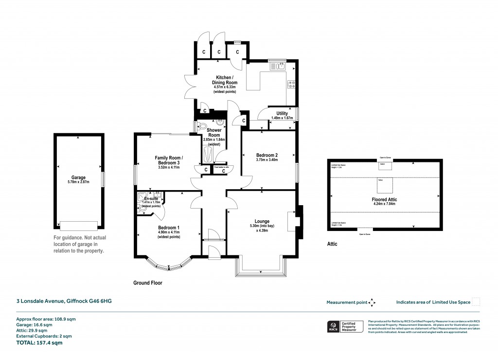 Floorplans For Hazelwood, Lonsdale Avenue, Giffnock, Glasgow, East Renfrewshire