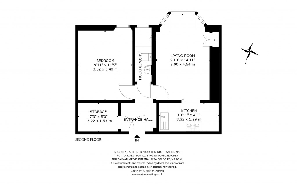 Floorplans For 6, Bread Street, Edinburgh, Midlothian