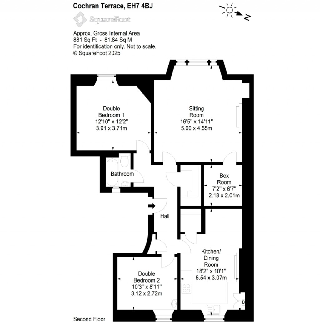 Floorplans For Cochran Terrace, Edinburgh