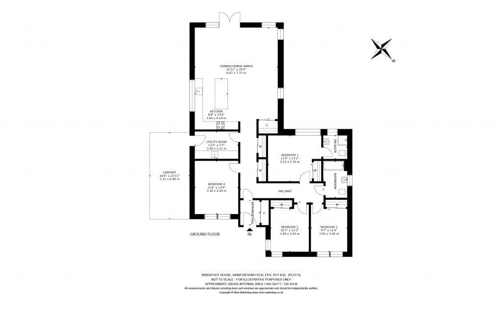 Floorplans For Birdsfoot House, Kirkforthar Feus, Fife