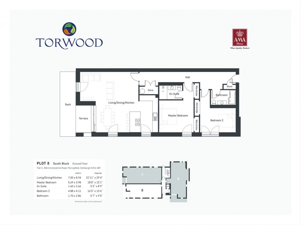 Floorplans For Apartment 2 Torwood, Corstorphine Road, Edinburgh, Midlothian