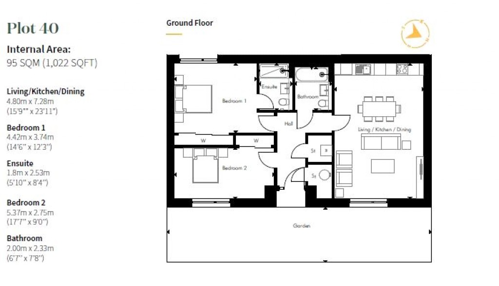 Floorplans For Plot 40, Fishers Flats, Plot 40, Fishers Flats, St Andrews West, Fife