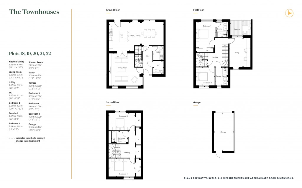 Floorplans For Plot 22, The Townhouses, St Andrews West, St Andrews