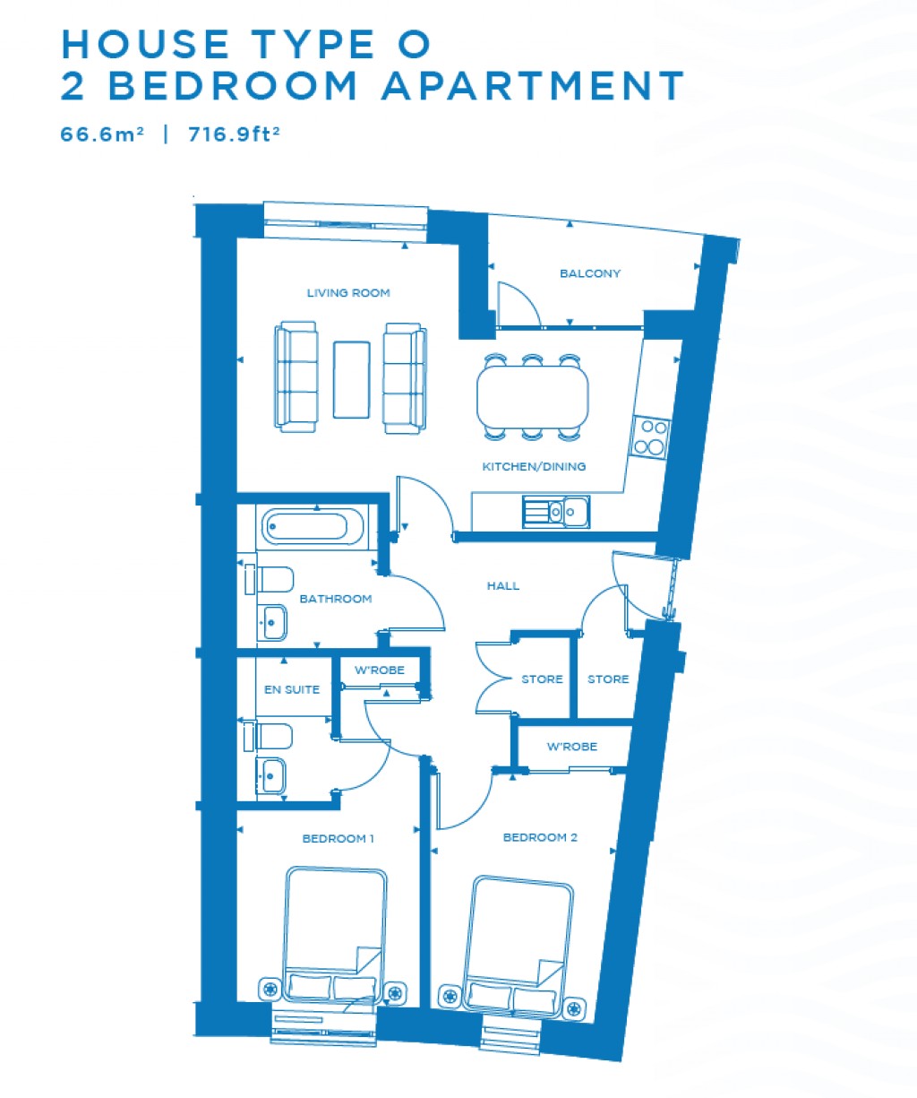 Floorplans For Plot 323 West Shore, Plot 323 West Shore, Granton, Edinburgh
