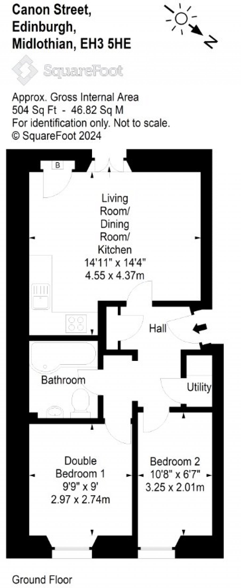 Floorplans For Pf, Canon Street, Edinburgh