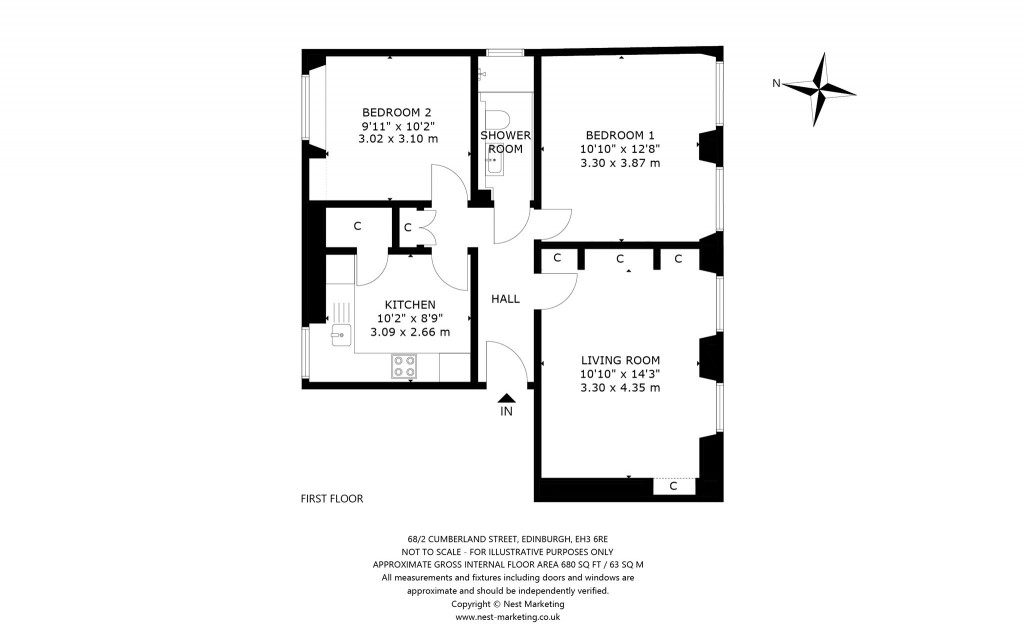 Floorplans For Cumberland Street, Edinburgh