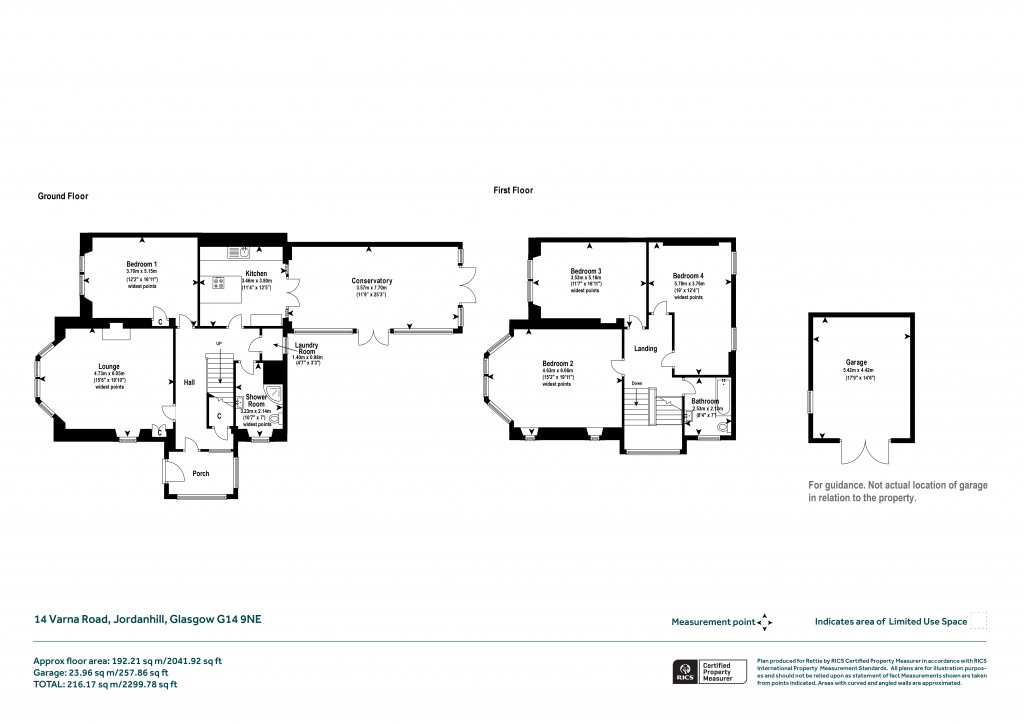 Floorplans For Varna Road, Jordanhill, Glasgow