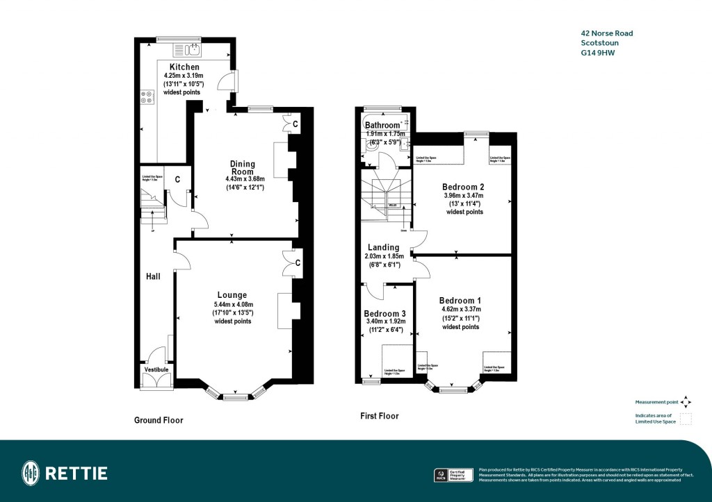Floorplans For Norse Road, Scotstoun, Glasgow