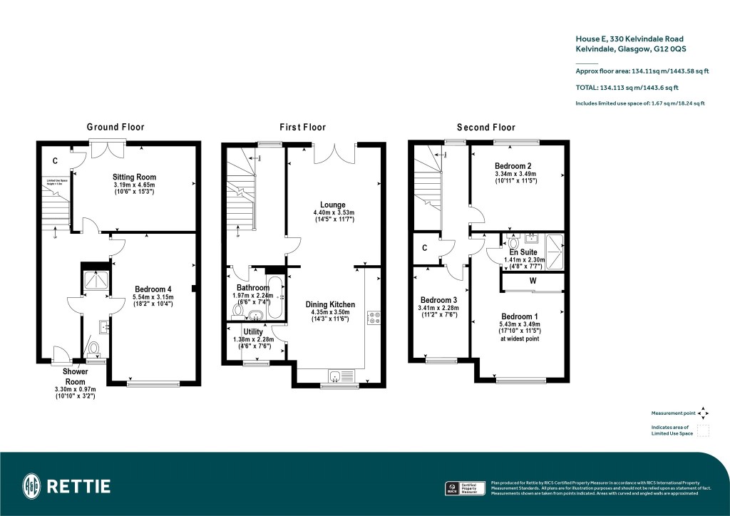 Floorplans For House E, Kelvindale Road, Kelvindale, Glasgow