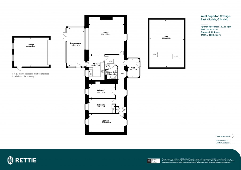 Floorplans For West Rogerton Cottage, East Kilbride, Glasgow, South Lanarkshire