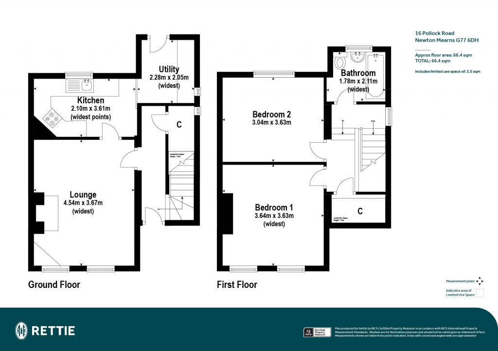 Floorplans For Pollock Road, Newton Mearns, Glasgow, East Renfrewshire