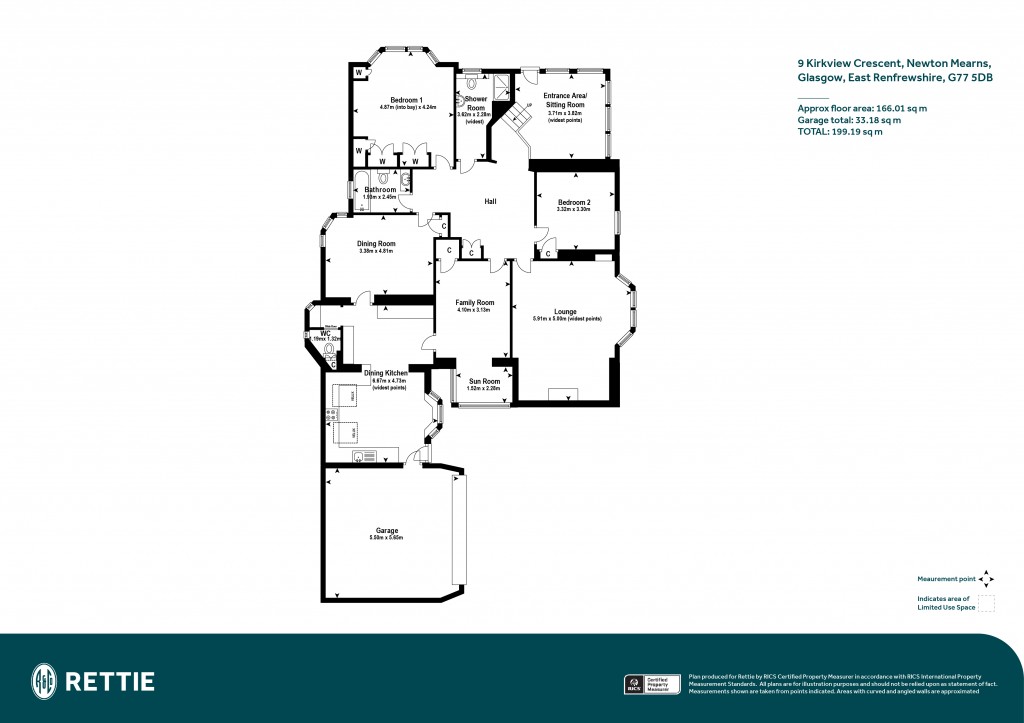 Floorplans For Kirkview Crescent, Newton Mearns, Glasgow, East Renfrewshire