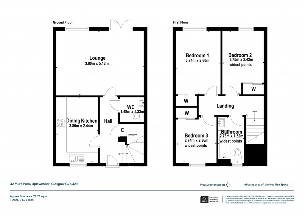 Floorplans For Mure Park, Uplawmoor, Glasgow, East Renfrewshire