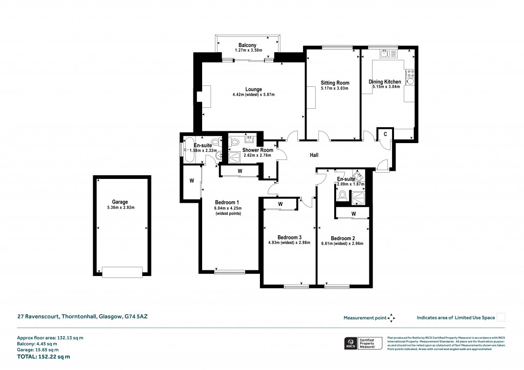 Floorplans For Ravenscourt, Thorntonhall, Glasgow, South Lanarkshire
