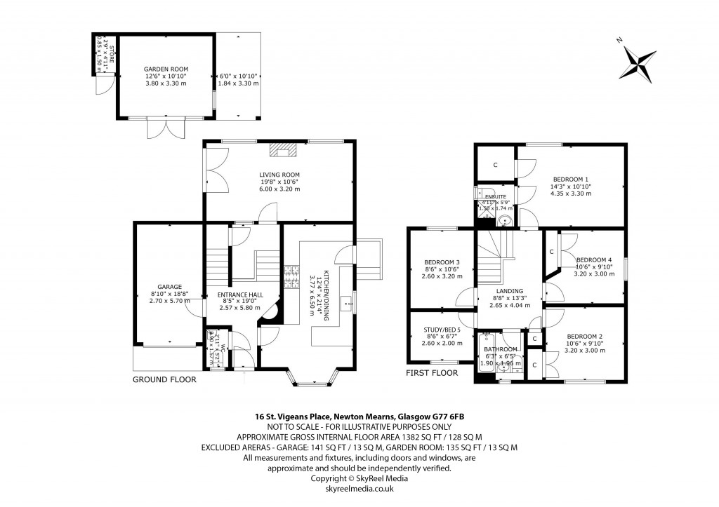 Floorplans For St. Vigeans Place, Newton Mearns, Glasgow