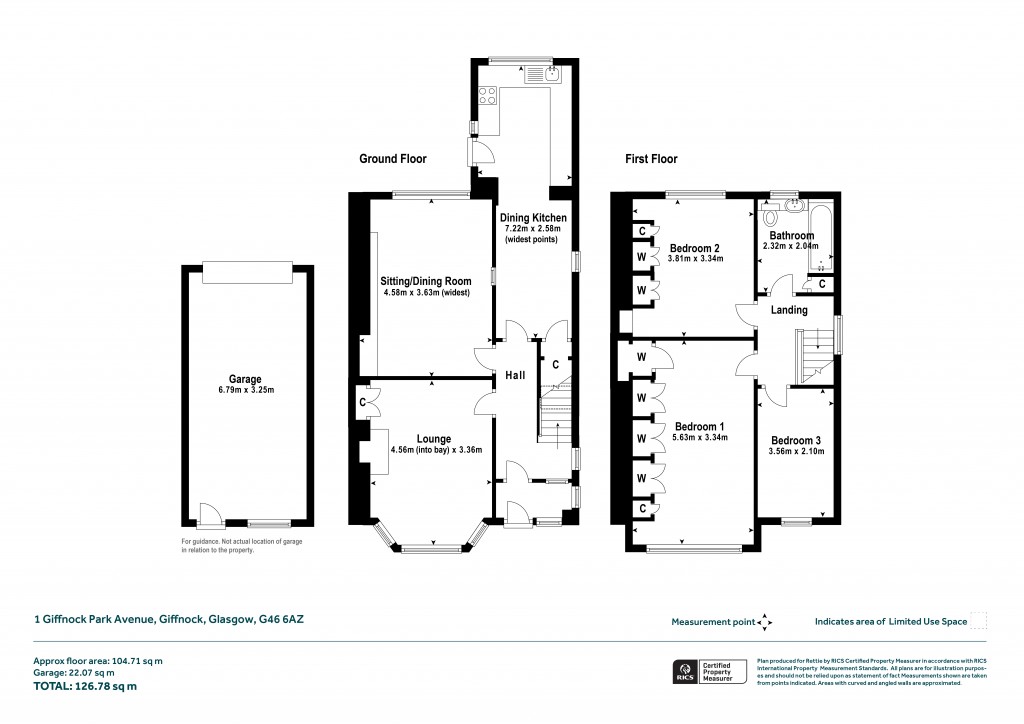 Floorplans For Giffnock Park Avenue, Giffnock, Glasgow, East Renfrewshire