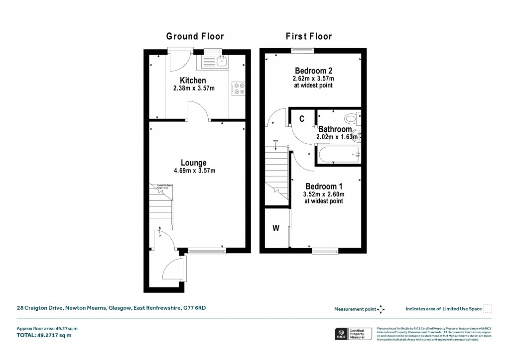 Floorplans For Craigton Drive, Newton Mearns, Glasgow, East Renfrewshire