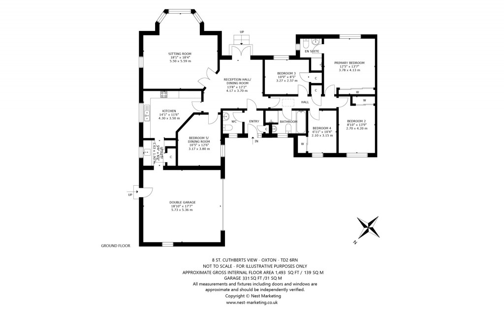 Floorplans For St. Cuthbert's View, Oxton, Lauder, Scottish Borders