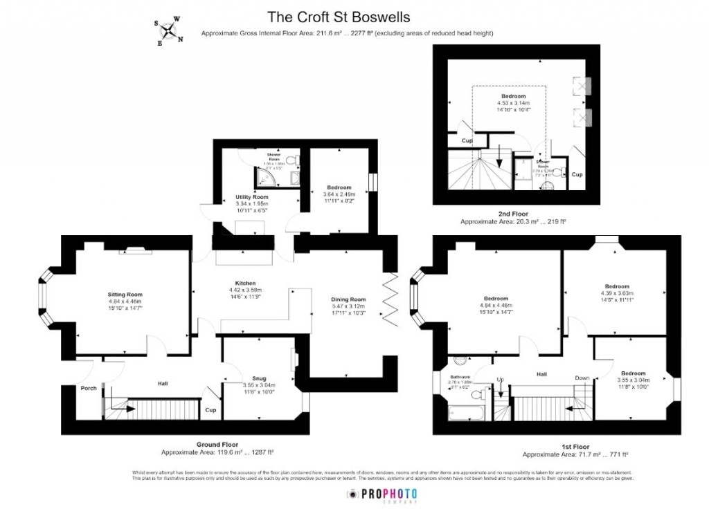 Floorplans For The Croft, St. Boswells, Melrose, Scottish Borders