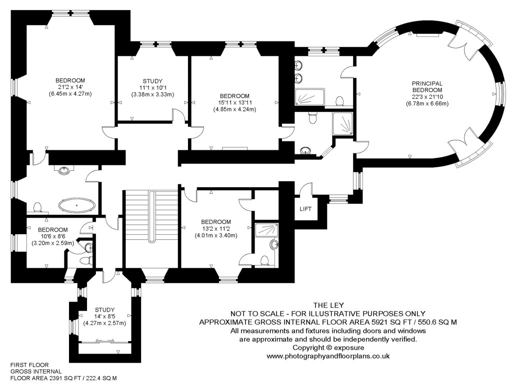 Floorplans For The Ley, Innerleithen, Scottish Borders