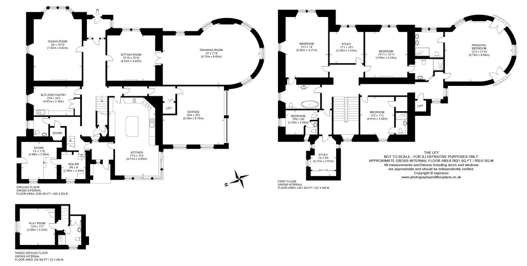 Floorplans For The Ley, Innerleithen, Scottish Borders