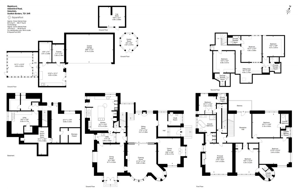 Floorplans For Maplehurst, Abbotsford Road, Galashiels, Scottish Borders