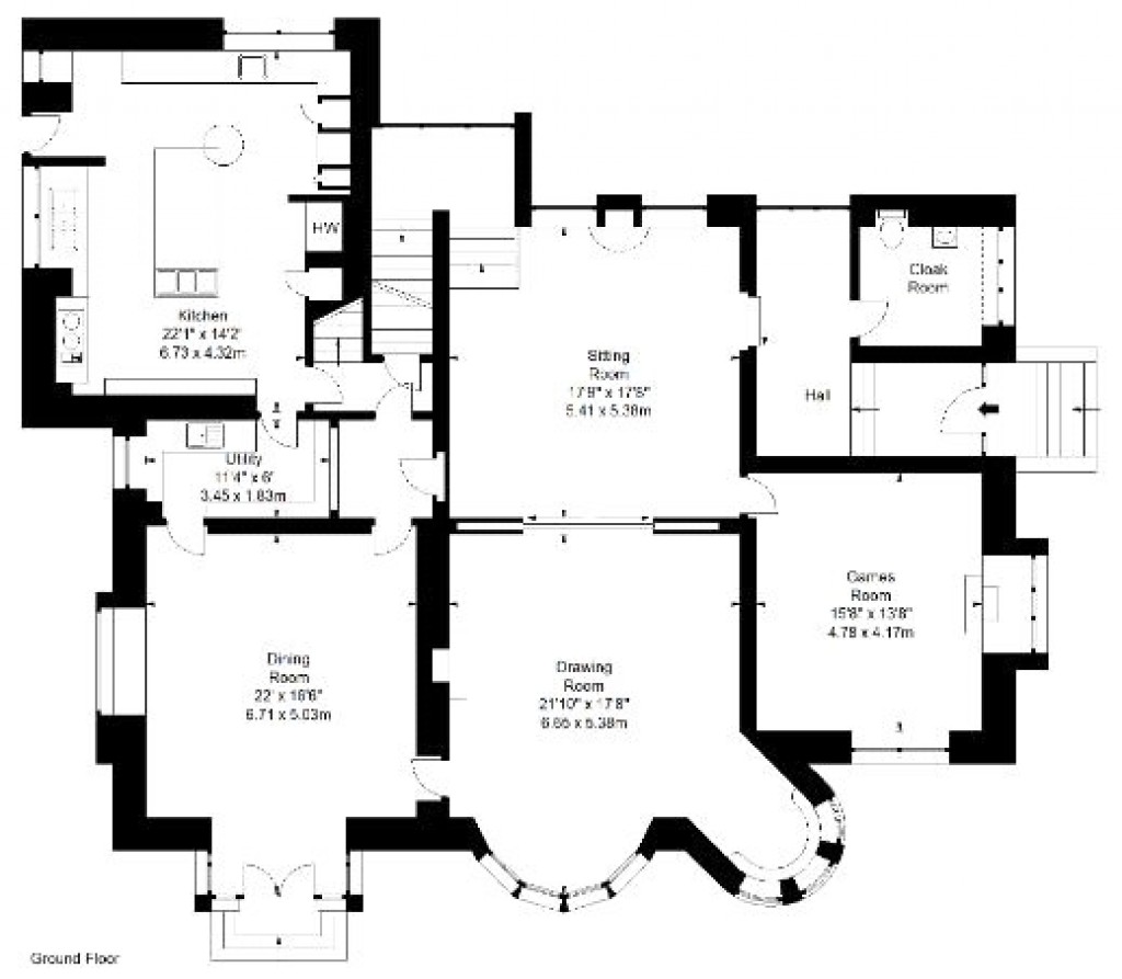 Floorplans For Maplehurst, Abbotsford Road, Galashiels, Scottish Borders