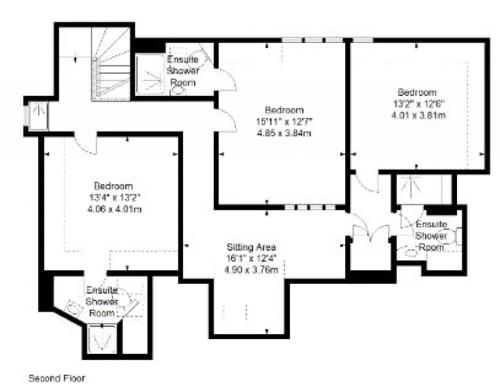 Floorplans For Maplehurst, Abbotsford Road, Galashiels, Scottish Borders