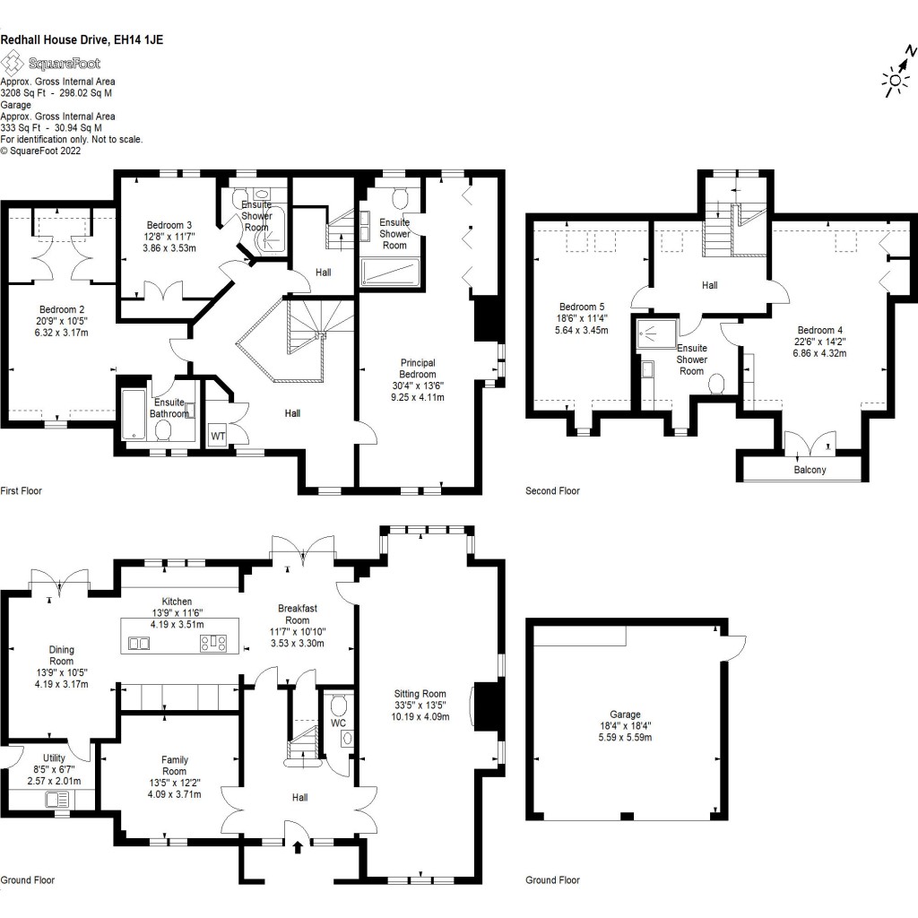 Floorplans For Redhall House Drive, Craiglockhart, Edinburgh