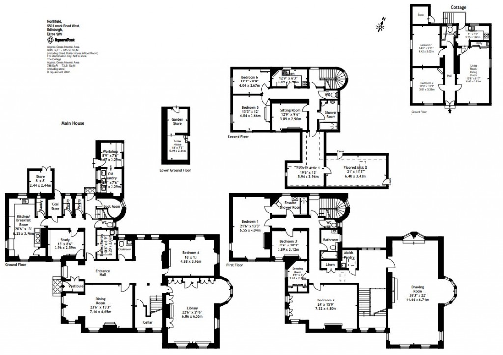 Floorplans For Northfield, Lanark Road West, Balerno